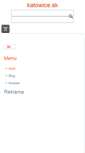 Mobile Screenshot of katowice.sk